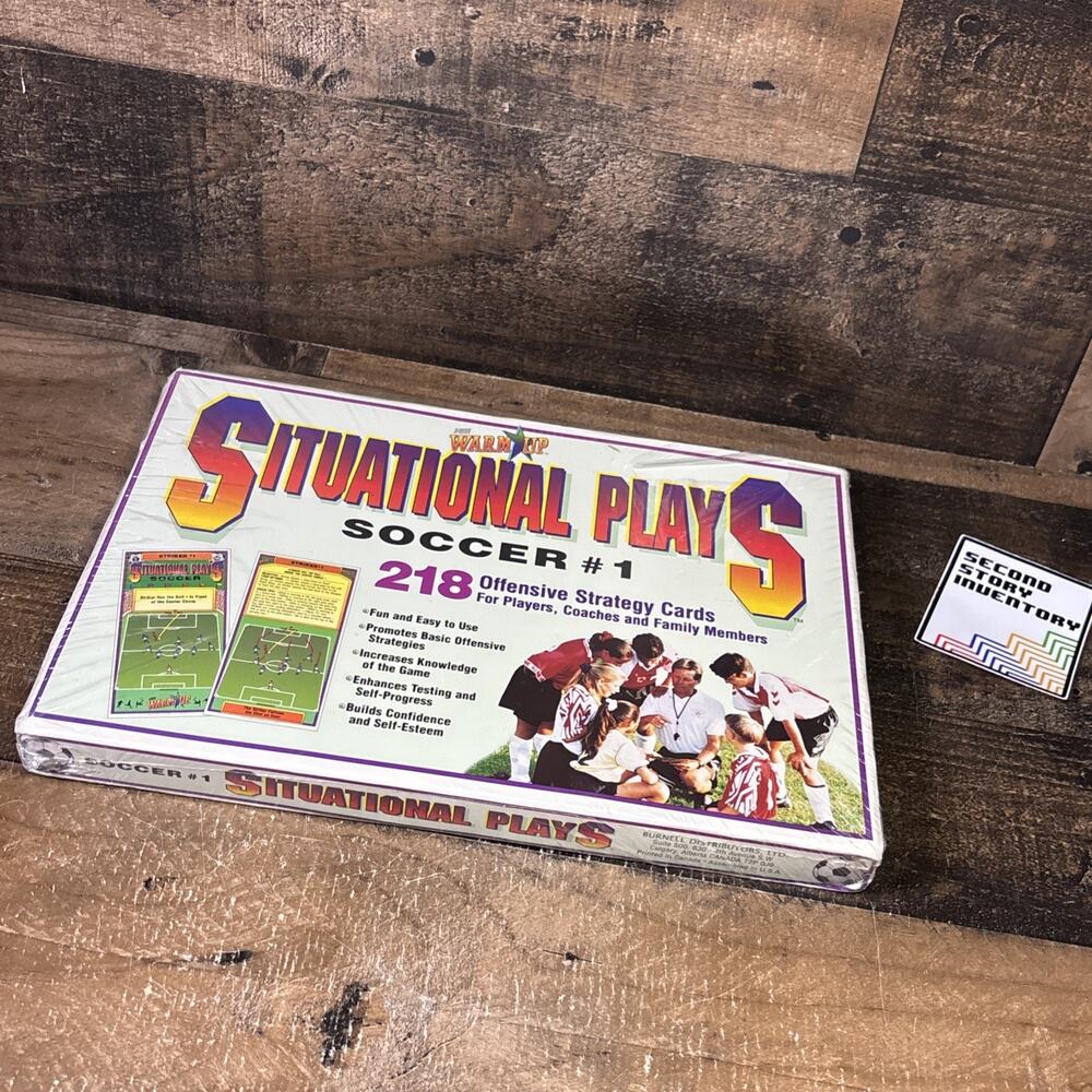 Soccer Situational Plays - 218 Instructional Flash Cards Players Coaches